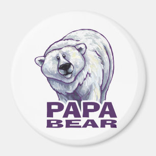 Pappa Polar Bear Magnet