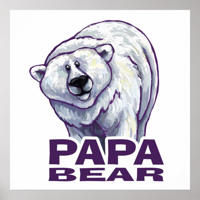 Pappa Polar Bear Poster (Framsidan)