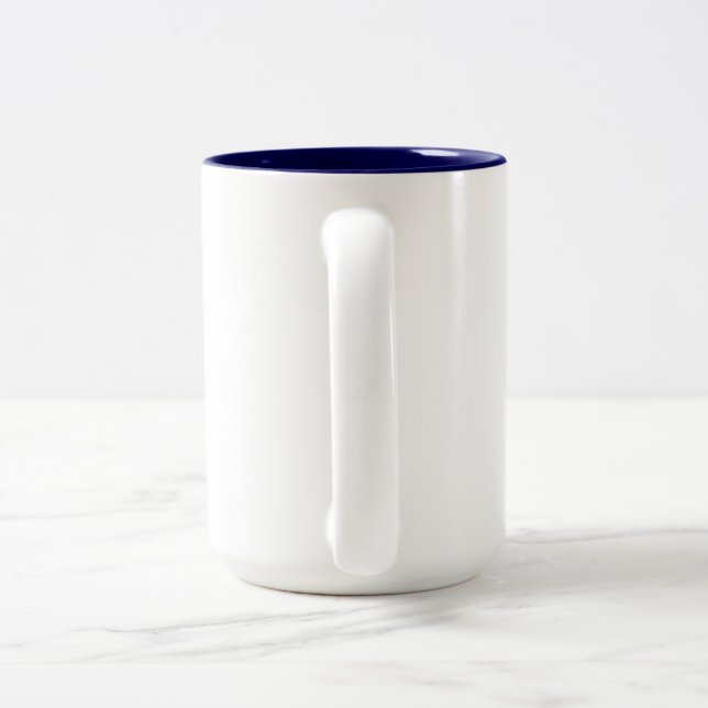 Pappa Polar Bear Två-Tonad Mugg (Handtag)