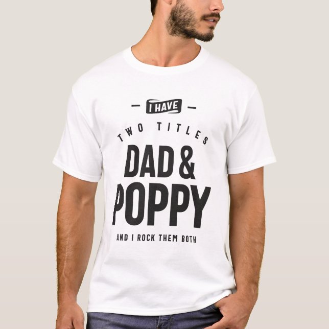 Pappa & Poppy - Dubbla rubrikerna, Dubbla Roligten T Shirt (Framsida)