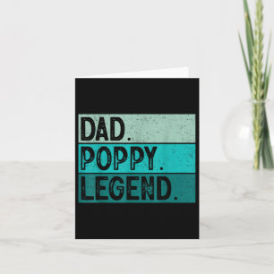 Pappa Poppy Legend - Vintage Distress Bold Poppy G Kort
