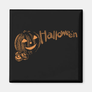Pappa Posse of Halloween Jack o lantern Magnet