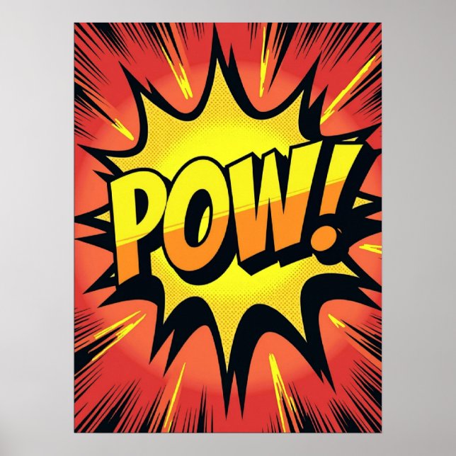 PAPPA! Poster av tecknad Blast-popup-utbyggnad (Framsidan)