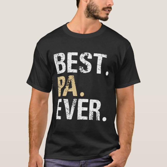 Pappa Present Från Dotterson Dotter Best Pa  T Shirt (Framsida)