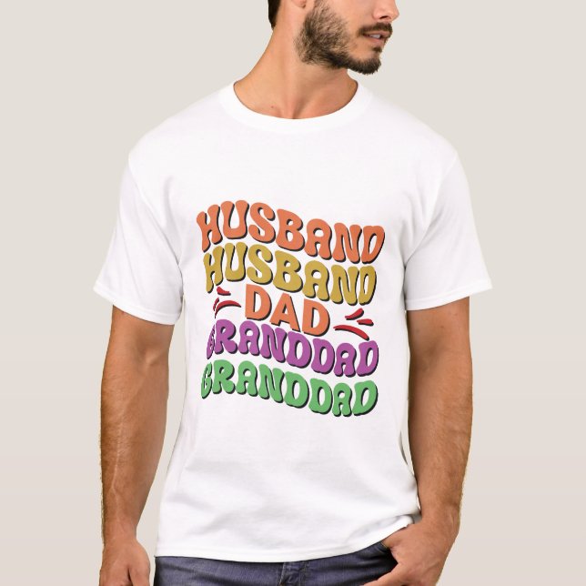 Pappa presenterar Best Make Pappa Granddad T-shirt (Framsida)