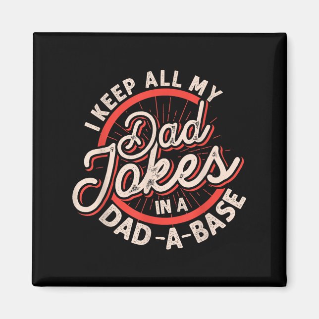 Pappa programmerare Nörd Pappa Databas Geek Pappa  Magnet (Framsidan)