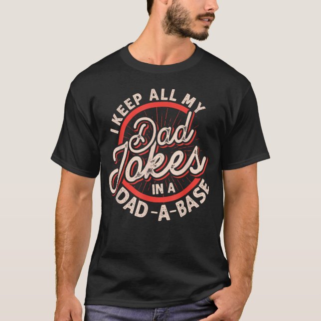 Pappa programmerare nördig pappa databas nördigt p t shirt (Framsida)
