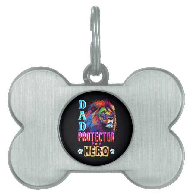 Pappa Protector Hero ID-bricka Husdjur (Framsidan)