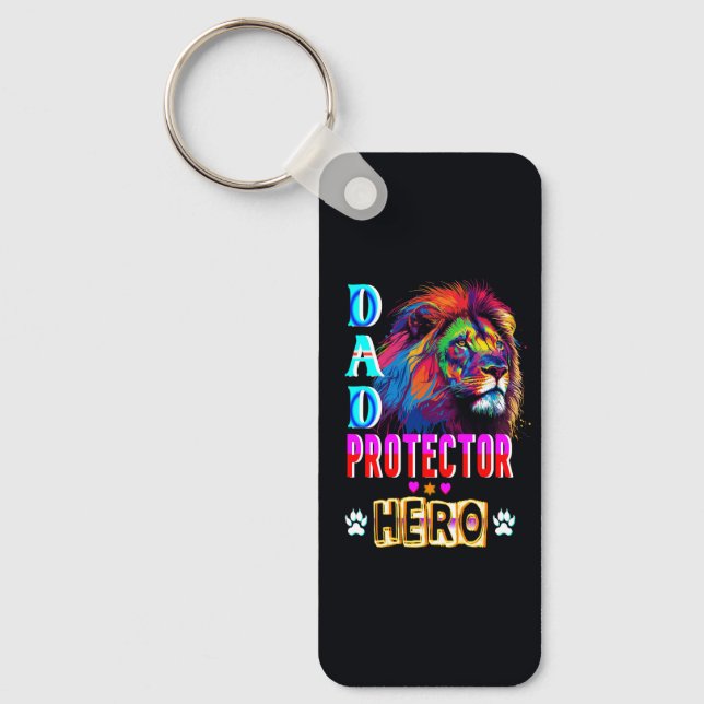 Pappa Protector Hero Nyckelring (Framsida)