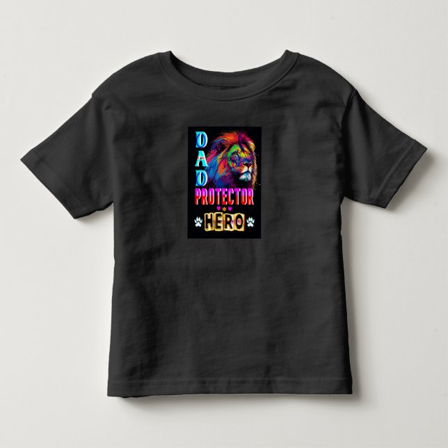 Pappa Protector Hero T Shirt (Framsida)