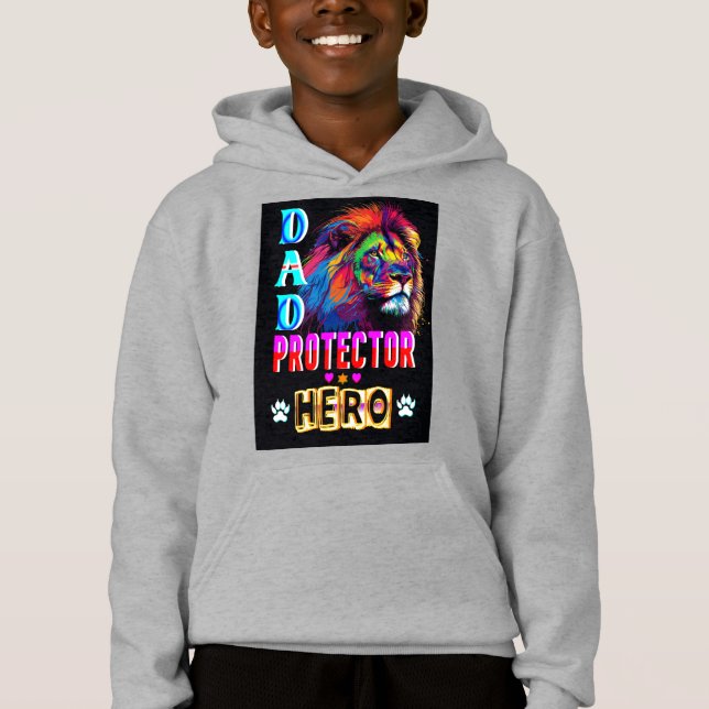 Pappa Protector Hero T Shirt (Framsida)