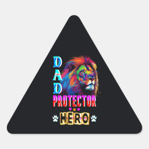 Pappa Protector Hero Triangelformat Klistermärke