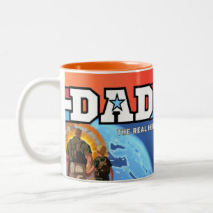 PAPPA: Real Hero Två-Tonad Mugg