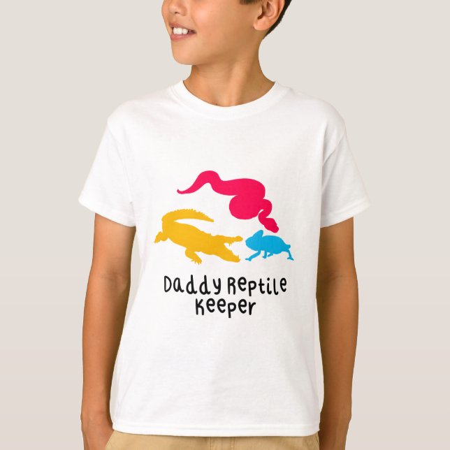 Pappa Reptile Keeper T Shirt (Framsida)