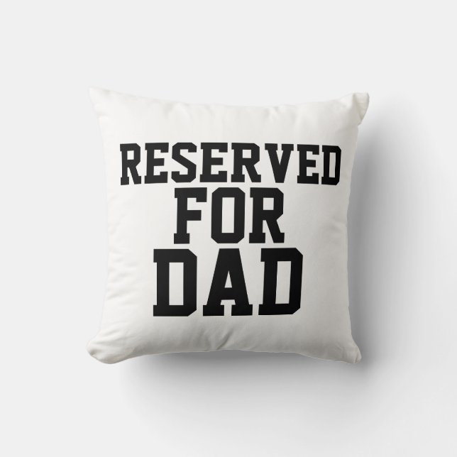 PAPPA RESERVERAT FÖR PAPPA DEKORATIV KUDDE (Framsida)