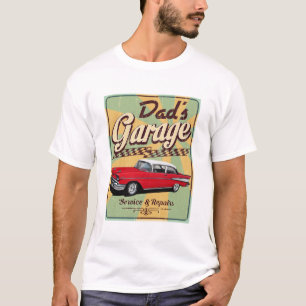 Pappa Retro Bel Luft Garage T Shirt