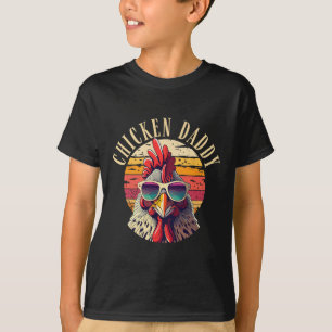 Pappa Retro Vintage 70s Chicken Pappa Fars dag Me T Shirt