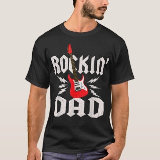 Pappa Rockar Ett Födelsedagsfamilj Matchande Sten T Shirt