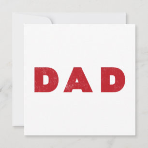 Pappa [Röd, tryckt text]
