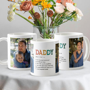 Pappa Rolig Anpassat Substantiv Citat Foto Personl Kaffemugg