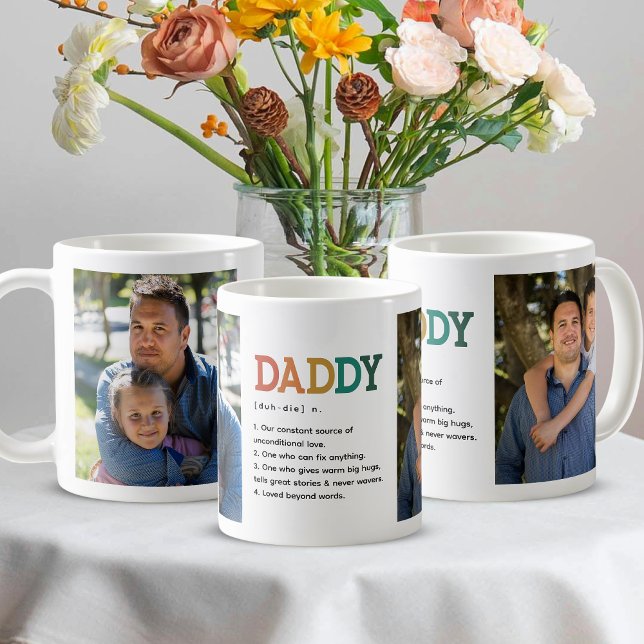 Pappa Rolig Anpassat Substantiv Citat Foto Personl Kaffemugg (Skapare uppladdad)