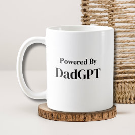 Pappa Rolig Födelsedag - Drivs Av DadGPT - AI Skäm Kaffemugg