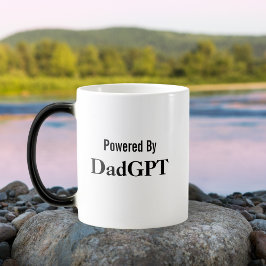 Pappa Rolig Födelsedag - Drivs Av DadGPT - AI Skäm Magisk Mugg