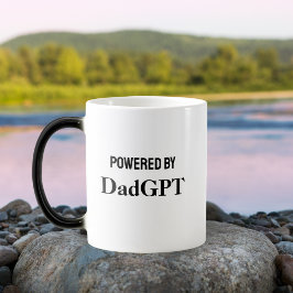 Pappa Rolig Födelsedag - Drivs Av DadGPT - AI Skäm Magisk Mugg