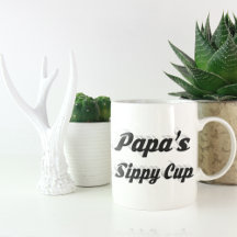 Pappa, rolig kaffeofferttext, svart halvtext