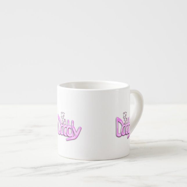 Pappa Rosa Bebis Espressomugg (Framsida höger)