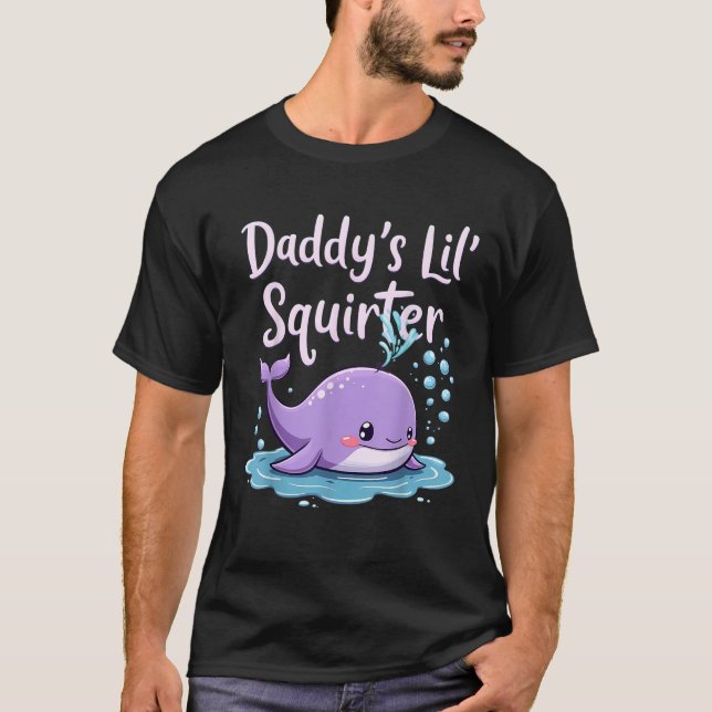 Pappa s Lil Squirter T Shirt (Framsida)