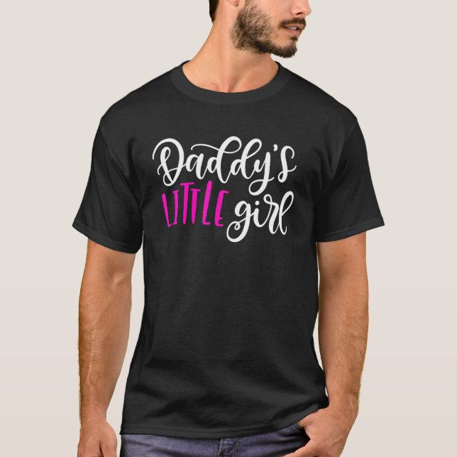 Pappa s Little Girl Shirt T (Framsida)