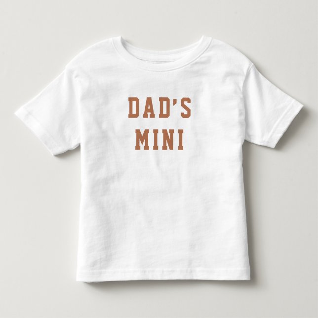 ’Pappa’s Mini’ Baby T-Shirt (Framsida)