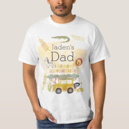 Pappa Safari Äventyr Födelsedagsfest T Shirt