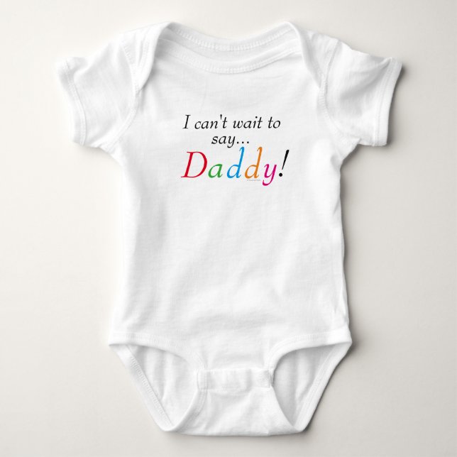 Pappa säger Roligt Infant Shirt Tee (Framsida)