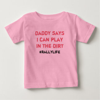 Pappa säger Spela i Dirt T-shirt