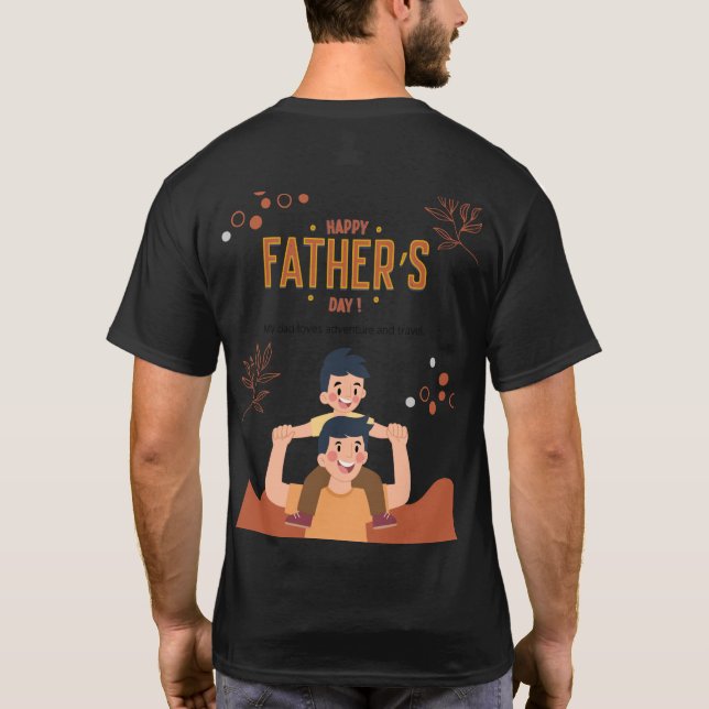 Pappa: Sak, minnesmärke över T Shirt (Baksida)