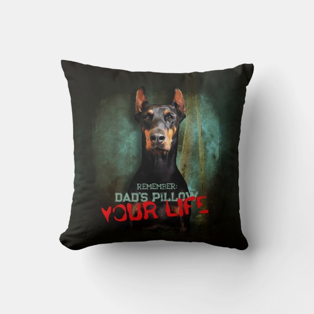 Pappa Saker, ditt liv: Doberman Pinscher - Lustigt Kudde (Framsida)