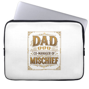 Pappa samförvaltare av bus kul faderdesign_1 laptop fodral