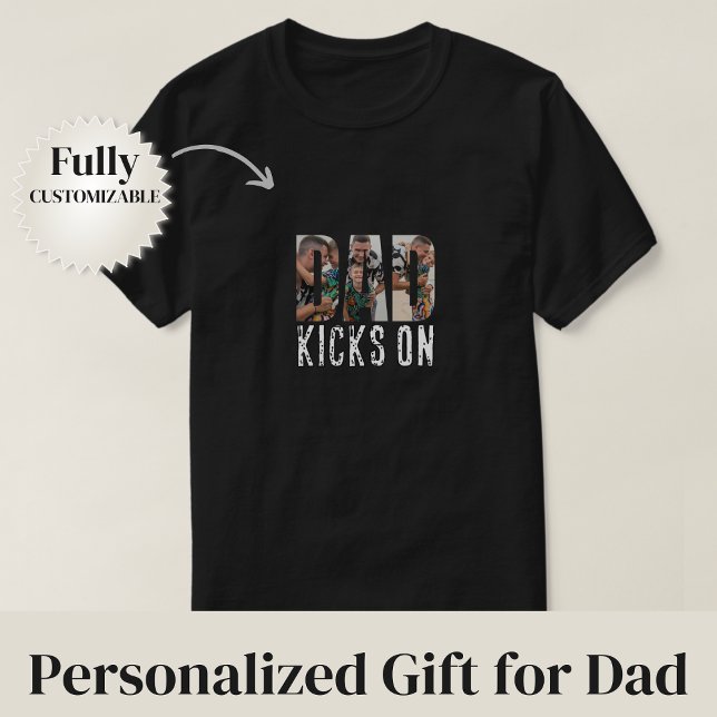Pappa sätter igång t shirt (Dad Kicks On T-Shirt)