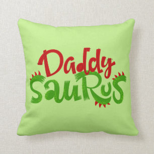 Pappa Saurus Dinosaur Letar Kudde