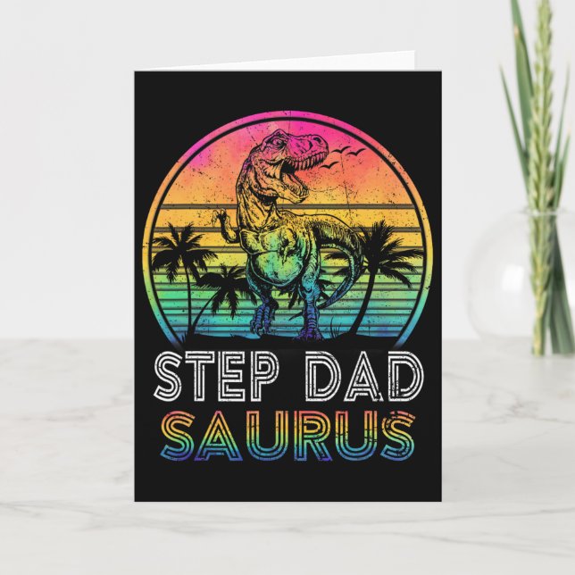 Pappa-saurus dinosaur Pappa Saurus Familjematta Kort (Framsida)