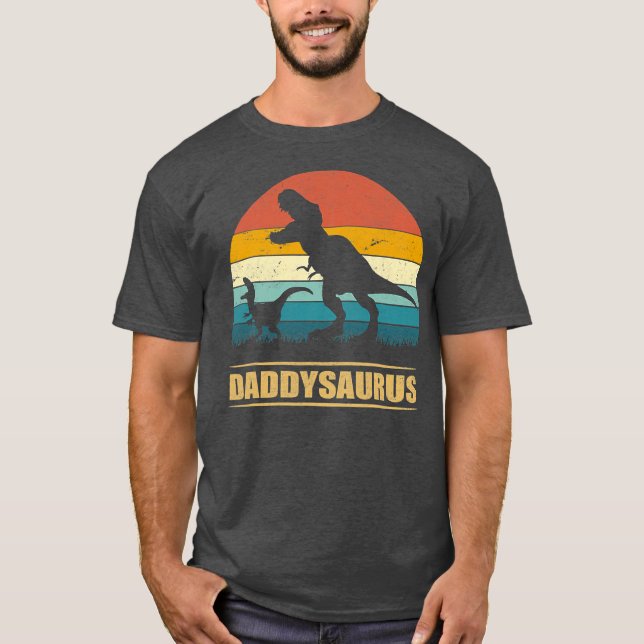 Pappa Saurus for Pappa t Rex Dinosaur Funny T Shirt (Framsida)