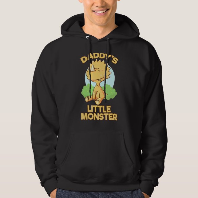 Pappa Saurus For Rex Pappor Manar Fars dag 2022 Hoodie (Framsida)