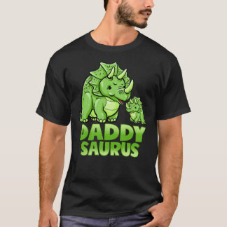 Pappa Saurus Funny Daddysaurus Dinosaur Graphic T Shirt