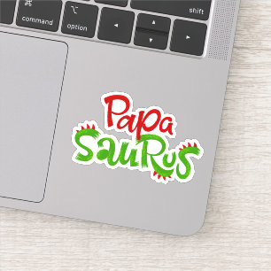 Pappa Saurus Graphic Klistermärken