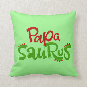 Pappa Saurus Graphic Kudde