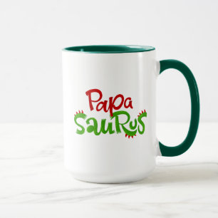 Pappa Saurus Graphic Mugg
