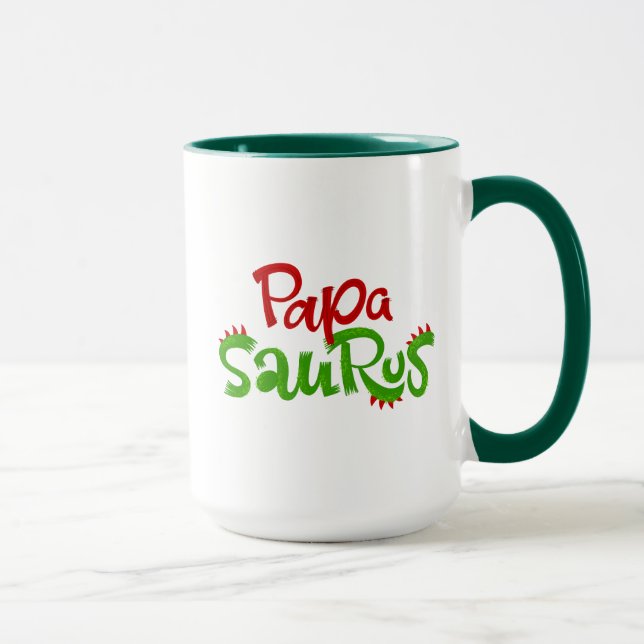 Pappa Saurus Graphic Mugg (Höger)