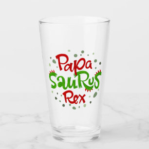 Pappa Saurus Rex-grafik Glaskopp